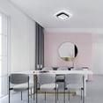 thumbnail image 3 of Lámpara de techo LED cuadrada moderna de 20 W y 2300 lm para salón, dormitorio y pasillo, diámetro de 24 cm, regulable a 3000 K/4500 K/6500 K., 3 of 5