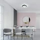 thumbnail image 3 of Lámpara de techo LED cuadrada moderna de 20 W y 2300 lm para salón, dormitorio y pasillo, diámetro de 24 cm, regulable a 3000 K/4500 K/6500 K., 3 of 5