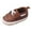Brown, variant on LYHaoo Spring And Summer Children Toddler Shoes Boys And Girls Casual Shoes Flat Bottom Light On Comfortable Solid Color Minimalist Style Sizes 4 Black(Toddler)