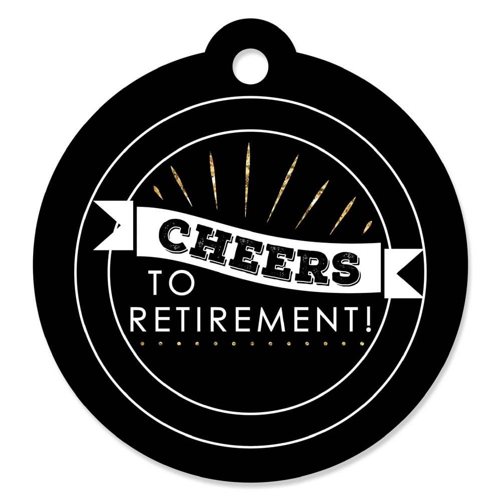 Happy Retirement - Retirement Party Favor Gift Tags (Set of 20 ...