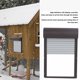 thumbnail image 3 of Puerta de gallinero con cortina enrollable modo manual de puerta automática de gallinero con energía solar para aves de corral para pollo, 3 of 8