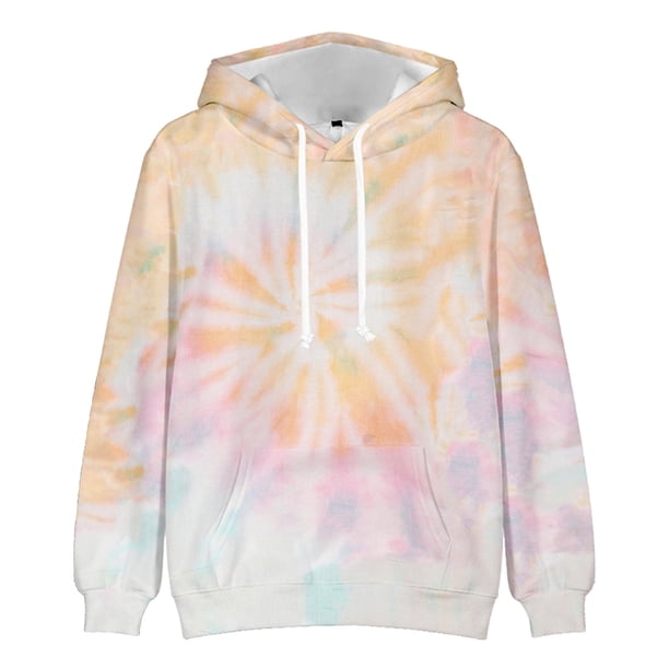 Sudaderas con capucha para hombre, sudadera informal de moda con cuello redondo, patrón de teñido anudado, jersey con estampado 3D, Tops de manga larga Odeerbi ODB-2