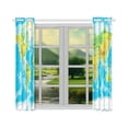thumbnail image 3 of ABPHQTO mapamundi Cortina de Ventana Cortina de Cocina 65x90 cm (Dos Piezas), 3 of 3