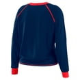 thumbnail image 3 of Women's WEAR by Erin Andrews Royal New York Giants Tie-Front Long Sleeve T-Shirt, 3 of 4