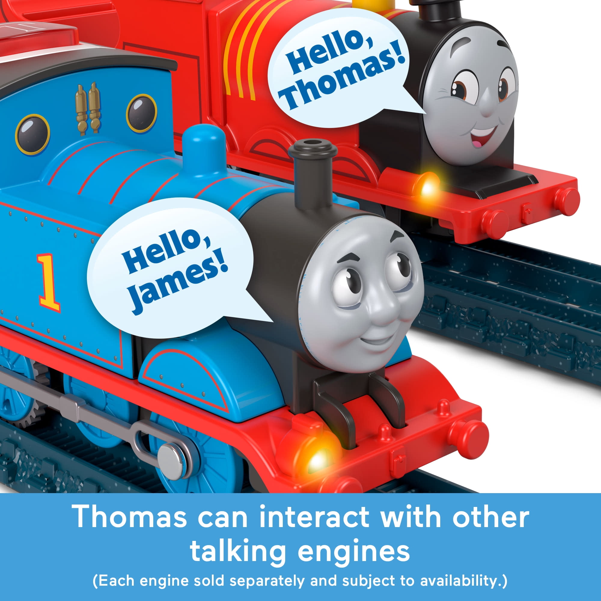 Thomas & Friends by Fisher-Price Talking Thomas Train Engine, Battery-Powered Toy