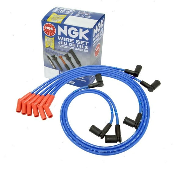 NGK Spark Plug Wire Set compatible with Ford E-250 Econoline 4.2L V6 2001-2002
