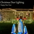 thumbnail image 6 of Christmas Penguin Lighting Outdoor Garden Decorations Creative LED Lights Home Lawn Yard Family Light Up Holiday Decor, 6 of 9