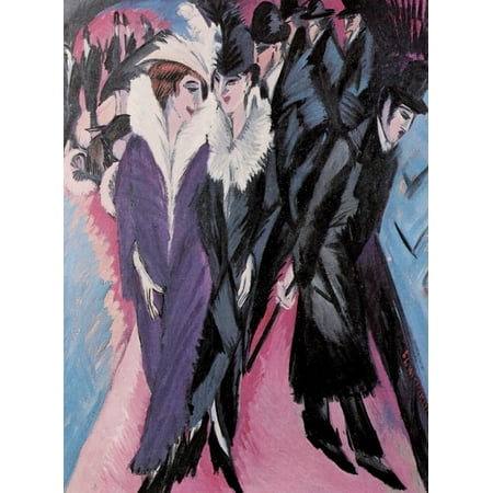 Street Berlin 1913 Poster Print By Ernst Ludwig Kirchner - 