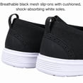 thumbnail image 4 of CHICVOMEY Men's Slip-On Walking Shoes Breathable Knit Laceless Casual Sneakers All-Day Comfort for Travel Vacation & Outdoor Activities, 4 of 8