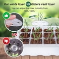 thumbnail image 4 of Professional Seedling Sanctuary, Seed Starter Tray with Clear Dome, Adjustable Humidity Dome for Seed Germination, Ventilation Holes Ensuring Easy Seedling Removal, 4 of 6