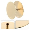 thumbnail image 2 of Door Lock Hole Cover Plate 2 5/8" Diameter Gold Plated Includes Screws For Security Door Reinforcement Door Knob Cover Hole Filler Plate For Door Handle, 2 of 8