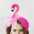thumbnail image 3 of Diadema de flamenco de dibujos animados jinwen aros de decoración para el cabello para Niñas Adolescentes mujeres sombreros de cosplay, 3 of 7