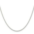 thumbnail image 2 of Finest Gold Sterling Silver 1.8 mm Solid 28 in. Rope Chain, 2 of 4