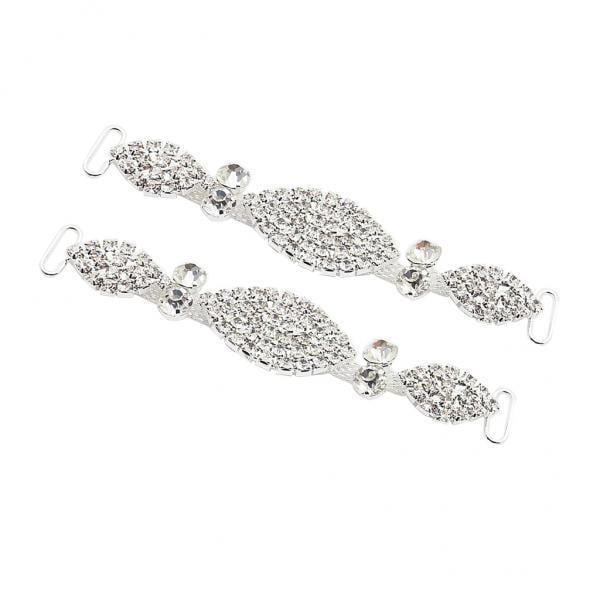 4x 2x 93mm Conector de Bikini Soledad Cadena de Hebilla Cadena de Trajes de Decoraciones