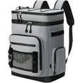 thumbnail image 1 of Garvee Mochila Refrigeradora con Aislamiento Impermeable de 30 Litros, a Prueba de Fugas, 12,2 x 7,9 x 17,7", Gris, 1 of 7