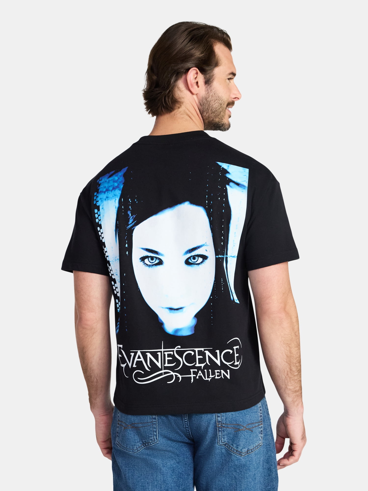 Evanescence Men's and Big Men's Boxy Fit Graphic Tee, Sizes XS-3XL
