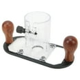 thumbnail image 3 of Handheld Router Plunge Base, Slick  Rugged Circular Locking Trimmer Plunge Base Blackening Treatment  For Milling, 3 of 8