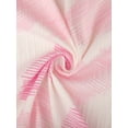 thumbnail image 5 of INSPIRE CHIC Womens Pajama Sets Ruffle Trim Cute Built-in Shelf Bra Button Down Tops with Shorts Sleepwear Lounge Sets M Pink Heart, 5 of 6