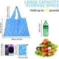 thumbnail image 2 of Reusable Grocery Bags For Shopping Packable Large Tote Bag Foldable Bulk Washable with Handles 2-4-6-8 Pack Groceries Bags, 2 of 7