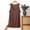 Coffee, variant on Women's U-Neck Allover Polka Dot Sleeveless Longline Tank Top, Loose Fit Casual Printed Vest for Summer Loungewear & Inner Layering Wear (Black,XL)
