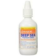 MAJOR Deep Sea Saline Nasal Spray 1.5 oz (Pack of 6)