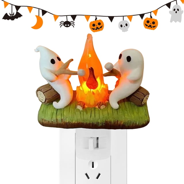 Nocturna Intermitente Likrtyny Fuego Fantasma Halloween Hoguera Fantasma