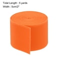 thumbnail image 2 of Uxcell Elastic Bands for Sewing Double Side Elastic Band Knit High Elasticity for Wigs Pants Orange 5 Yard, 2 of 6