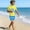 Multicolor, variant on Fnooota Boys Rash Guard Swimsuits 2 Piece, Short Sleeve Summer Graphic Kids Bathing Suits Boys'Swimwear Multicolor Size 10