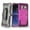 Purple, variant on Galaxy S8 Case, Mignova Hard Shell Holster Combo Matte Finish Protective Slim Case with KickStand and Locking Belt Swivel Clip for Samsung Galaxy S8 2017 release (Pink)