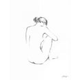 thumbnail image 2 of Harper, Ethan 15x18 White Modern Wood Framed Museum Art Print Titled - Figure Contour III, 2 of 4