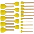 thumbnail image 4 of Vogacara 20 piezas pinceles de esponja para plantillas, esponjas para pintar DIY, pinceles para manualidades de dibujo para niños con mango de Type3, 4 of 6