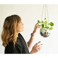 Disco Ball Plant Hanger Mirror Hemisphere Planter Hanging Basket