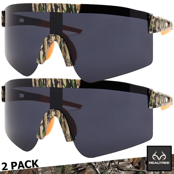 Realtree® Sunglasses for Men Shield Style Sunglass Realtree® Camo Print