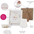 thumbnail image 5 of Kate Aspen Elephant Baby Shower Guest Book Alternative with 30 Wooden Pieces & Advice Card with Tent Card, Decor Gifts for Baby Shower, Baby Event - Pink, 5 of 8