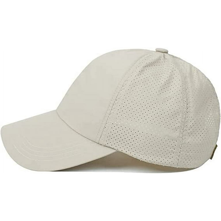 Ponytail Baseball Cap for Women Mesh Quick Dry Baseball Hat with Ponytail  Hole 