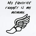 thumbnail image 2 of CafePress - My Favorite Runner Is My Mommy Body Suit - Baby Light Bodysuit, Size Newborn - 24 Months, 2 of 4