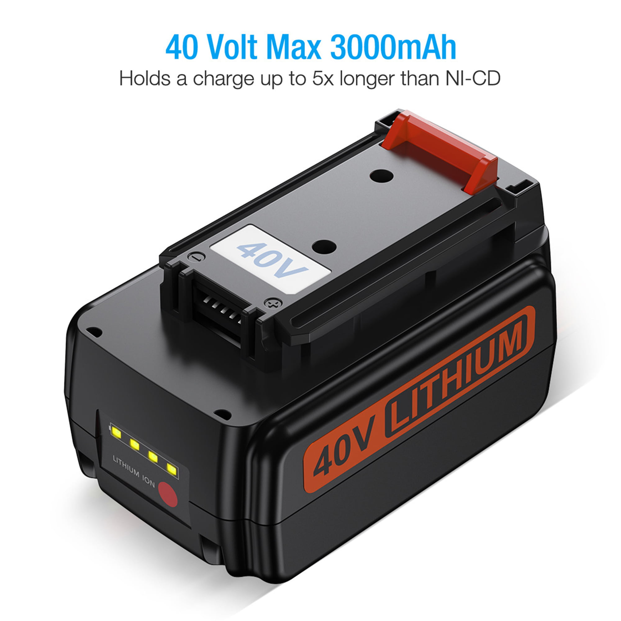 yabelle upgraded 3000mah black and decker 40v lithium battery