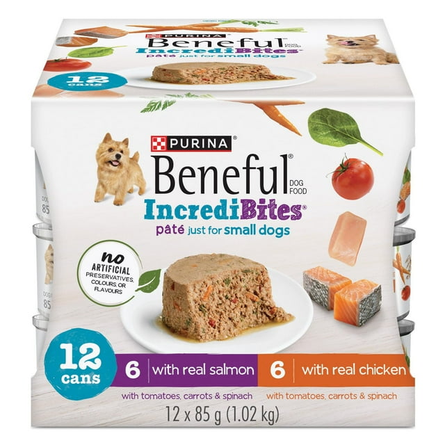 Beneful IncrediBites with Chicken & Salmon 12 Count Variety Pack