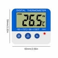 thumbnail image 2 of Digital Fridge Thermometer with Alarm Max Min Temperature LCD Display for Refrigerator Freezer Indoor Outdoor, 2 of 2