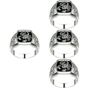 4 Count Scorpion Ring Rings for Men Mens Ring Personalized Ring Finger Ring Men Rings Man