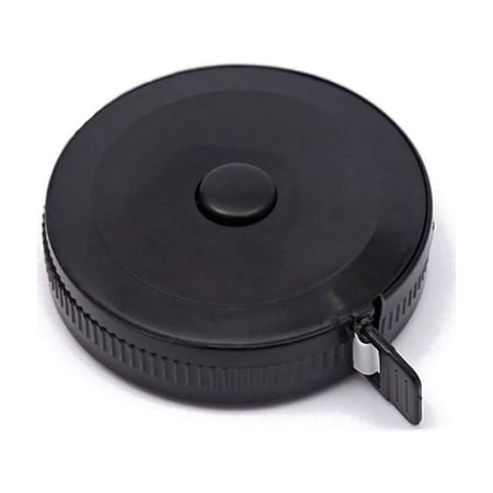 4Pcs Plastic Retractable Soft Sewing Tape Measures for Cloth Tailor Knitting Craft Black 4.7x1.2cm Ruler is 1.5m Long Craft