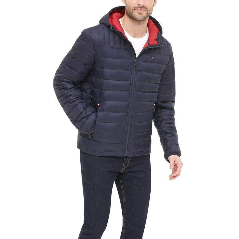 Tommy Hilfiger Men s Wind Resistant Ultra Soft Filled Hooded