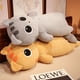 thumbnail image 4 of Juguete de peluche de gato siamés Kawaii para niños, almohada larga oblonga, Naranja, Negro, gatito, siesta, sueño, escuela, decoración de cama, cojín de abrazo, 4 of 5