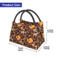 thumbnail image 2 of Honeii Woodland Creatures Floral Print Cooler Bag Insulated, Large Leakproof Soft Sided Portable Cooler Bag,Lunch Box Lunch Bag, 2 of 6