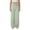 #Green, variant on DPTALR Women's Drawstring Waist Wide-Leg Pants in Soft Brushed Fabric,Pink,Size L