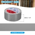 thumbnail image 2 of 1.8"x0.007" Bookbinding Tape, 22 Yard Cloth Bookbinding Repair Tape Book Binding Tape Self Adhesive for Repairing Old Books, Silver, 2 of 5