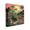 thumbnail image 4 of Stupell Industries River & Tropical Vegetation Landscape Painting Gallery Wrapped Canvas Art Print Wall Art, 17 x 17, 4 of 8