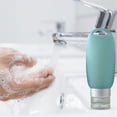 thumbnail image 5 of Nordic Style Travel Refillable Bottle Kit Portable Shampoo Shower Gel Bottles Container Can carry on the Plane Light Green 60ml, 5 of 9