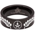 thumbnail image 5 of Spartan Shield Tungsten Carbide Ring, 5 of 9
