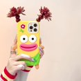 thumbnail image 3 of Funda de teléfono YAKVOOK Bear Silicone Cartoon para iPhone 14 Pro, 3 of 7